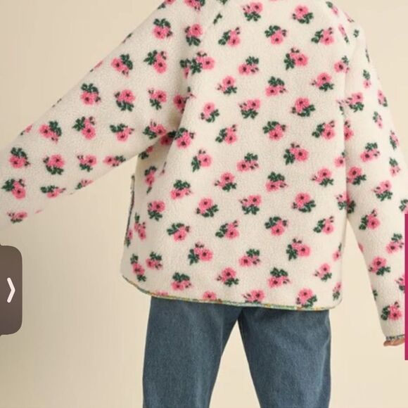 NWT MABLE Anthropologie Sherpa coat - Picture 5 of 9